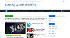 Desktop Screenshot of business-success-unlimited.com
