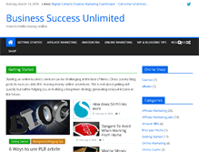 Tablet Screenshot of business-success-unlimited.com
